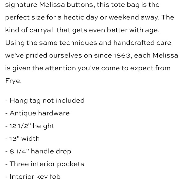 FRYE Melissa Tote - Picture 7 of 7